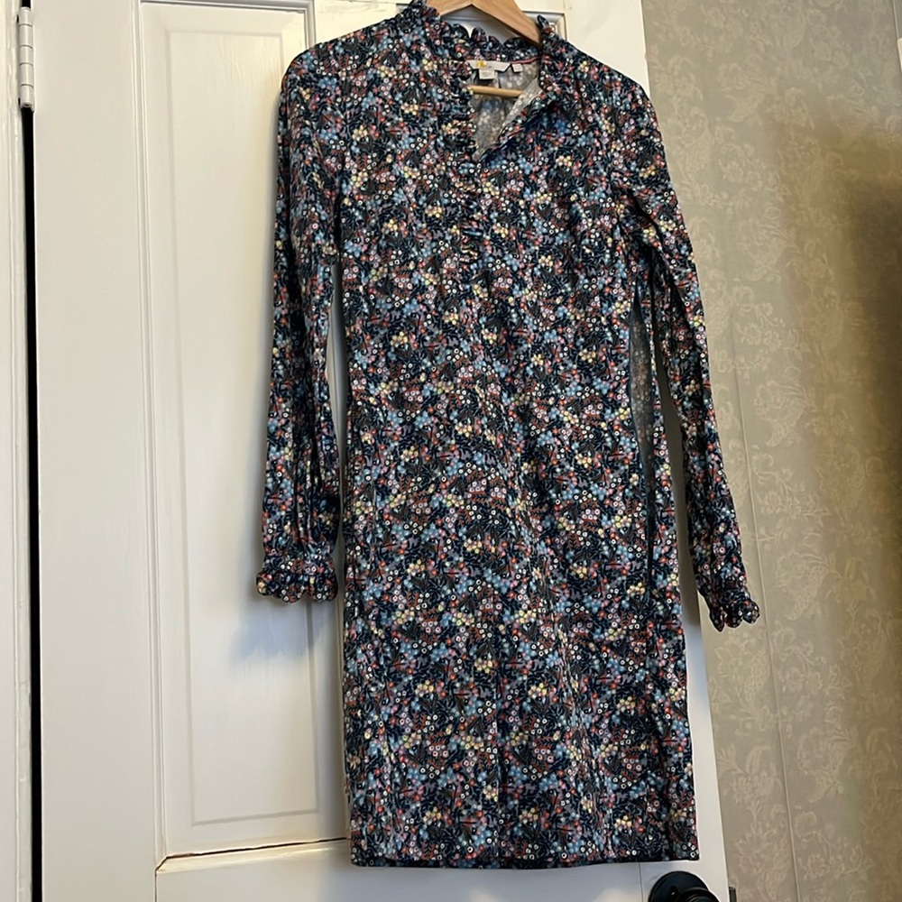 Boden Ruffle Floral Dress Size 6